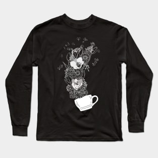 A Cup Of Flowers Long Sleeve T-Shirt